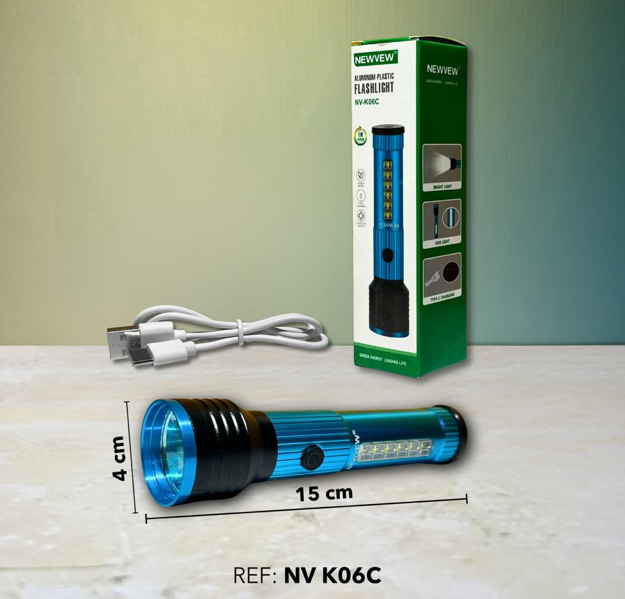 LINTERNA LED RECARGABLE NEWVEW