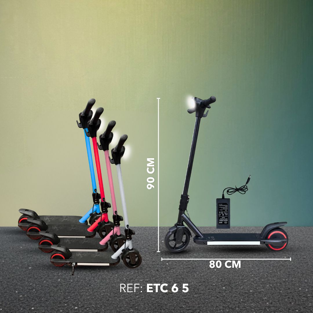 PATINETA ELÉCTRICA DE NIÑO CON LUCES