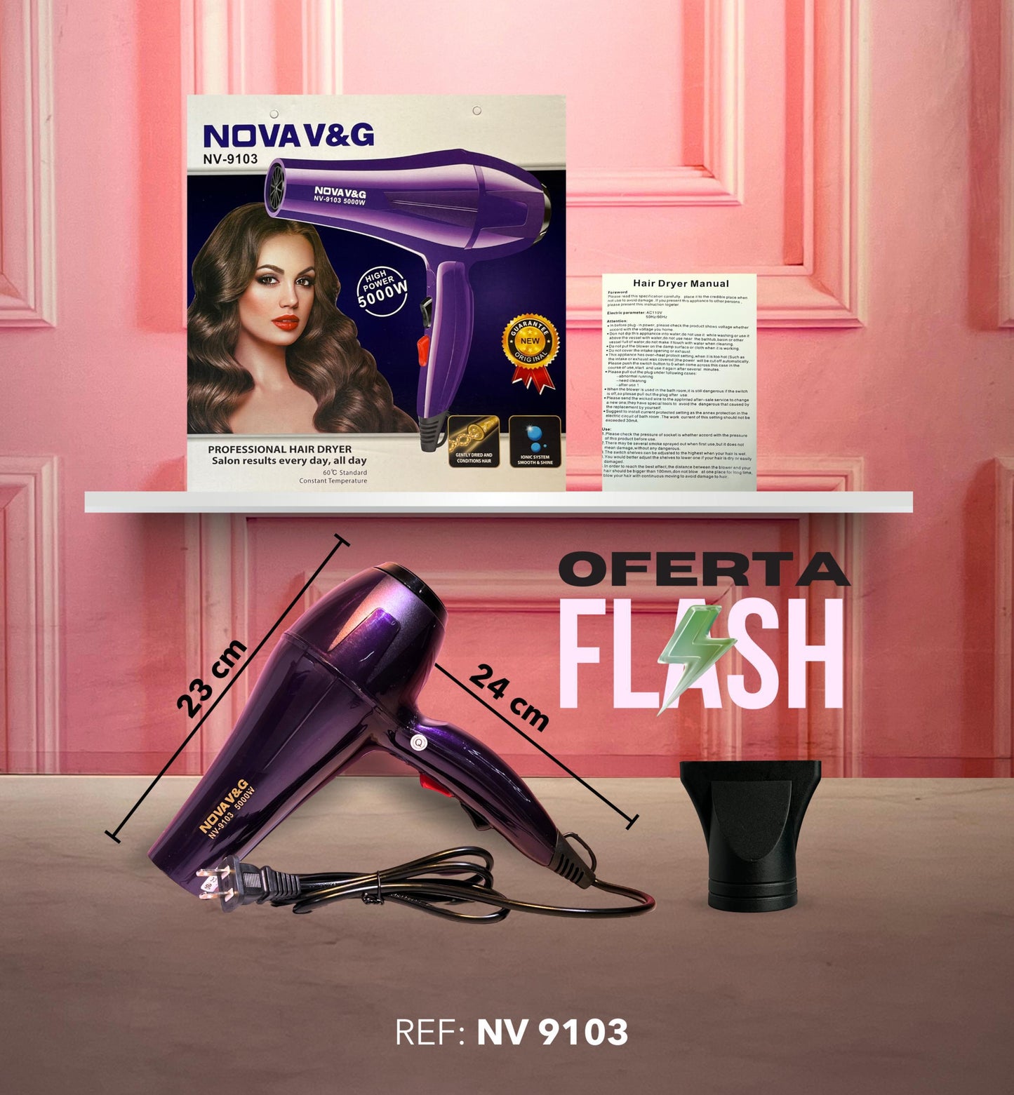 SECADOR NOVA 5000W