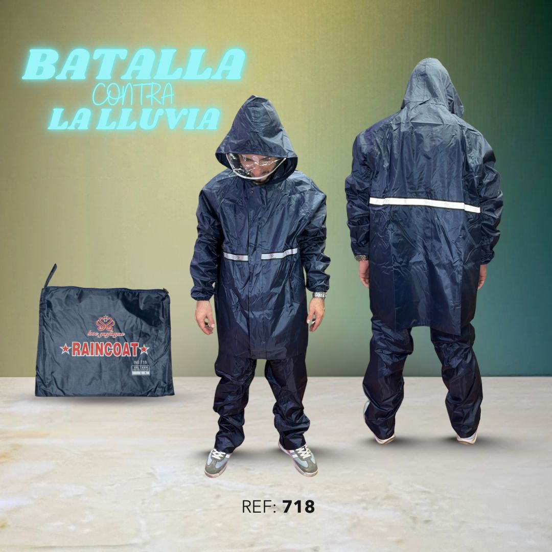 IMPERMEABLE FINO CON REFLECTIVO  718