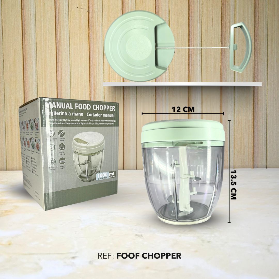 PICATODO MANUAL A CUERDA MANUAL FOOF CHOPPER