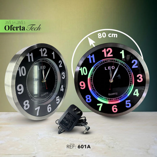 RELOJ DE PARED LED REDONDO