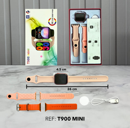 RELOJ INTELIGENTE CON 3 MANILLAS T900 MINI