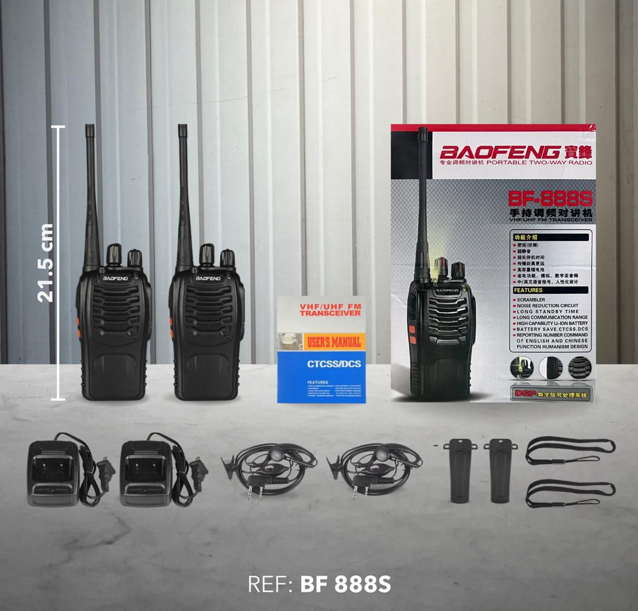WALKIE TALKIE BAOFENG  RADIO POR DOS
